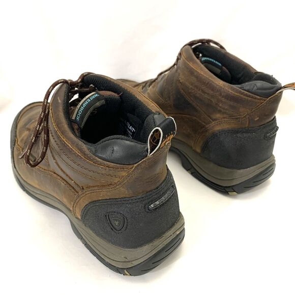 Ariat Terrain Hiking Boots Men’s Brown Waterproof Leather ATS Size US 13D - Picture 10 of 15